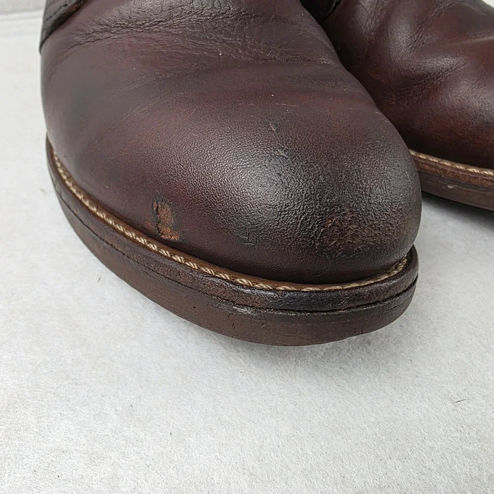 Vintage Red Wing 927 Boots Mens 9 D Brown Leather Made in USA Work Chukka